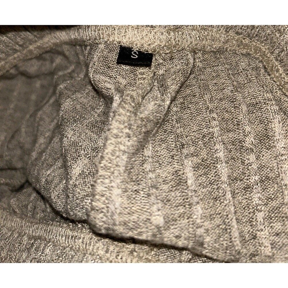 Small Gray Ribbed Lounge Drawstring Shorts With Pockets - Picture 8 of 8